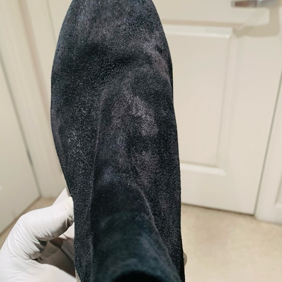 Dolce Vita Women Black Suede Ankle Boot with Side Silver Zipper. - Picture 8 of 13